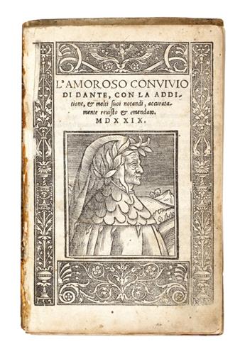 DANTE ALIGHIERI. LAmoroso Convivio. 1529